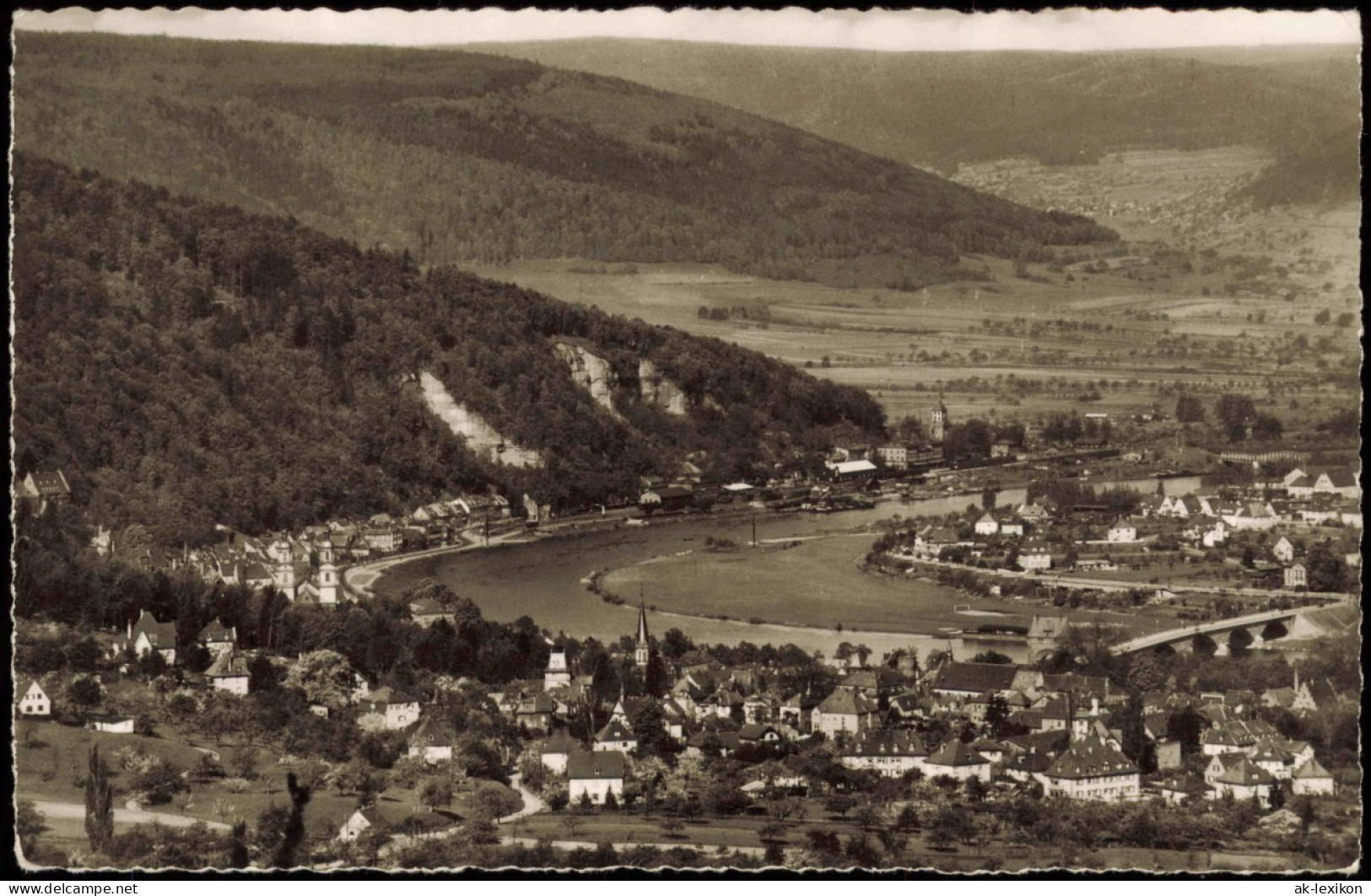 Ansichtskarte Miltenberg (Main) Panorama-Ansicht, Totalansicht 1960 - Miltenberg A. Main