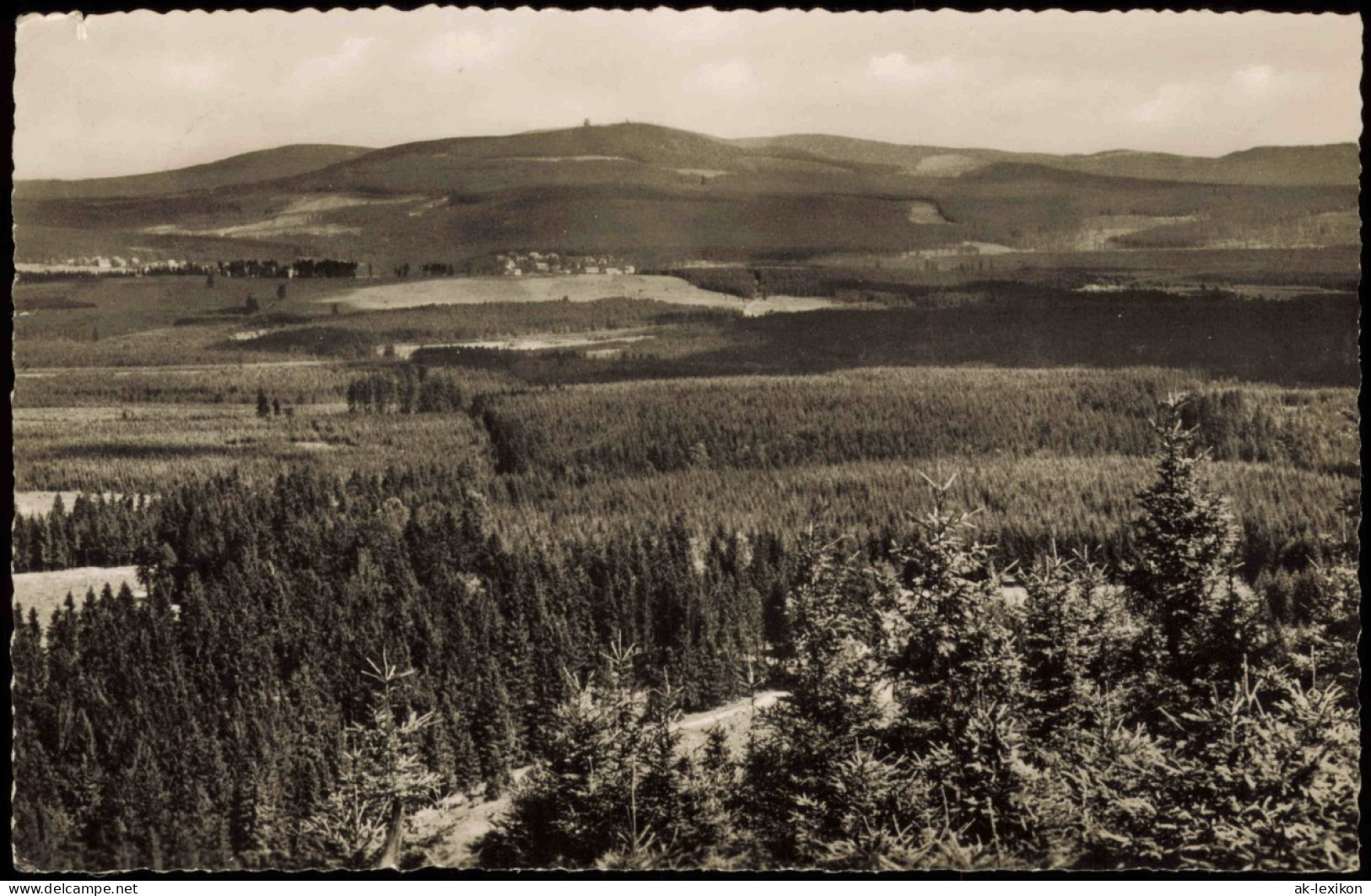 Ansichtskarte Braunlage Panorama-Ansicht Mit Brocken Und Wurmberg 1959 - Braunlage