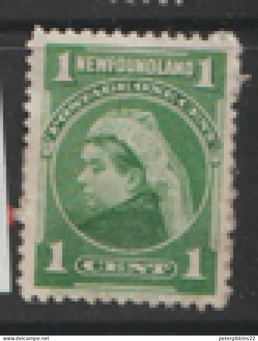 Newfoundland  1897   SG 85  1c Blue Green  Mint No Gum - 1865-1902