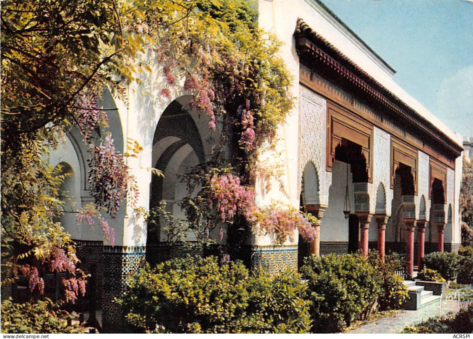 Institut Musulman Mosquee De PARIS Cour D Honneur 11(scan Recto-verso) MA956 - Islam