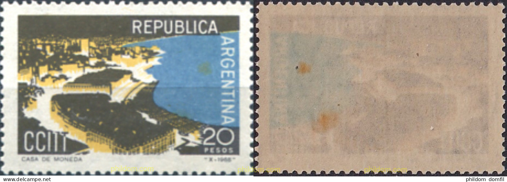 727219 MNH ARGENTINA 1968 4 ASANBLE DE LA COMISION CONSULTIVA INTERNACIONAL DE TELEGRAFOS - Nuevos