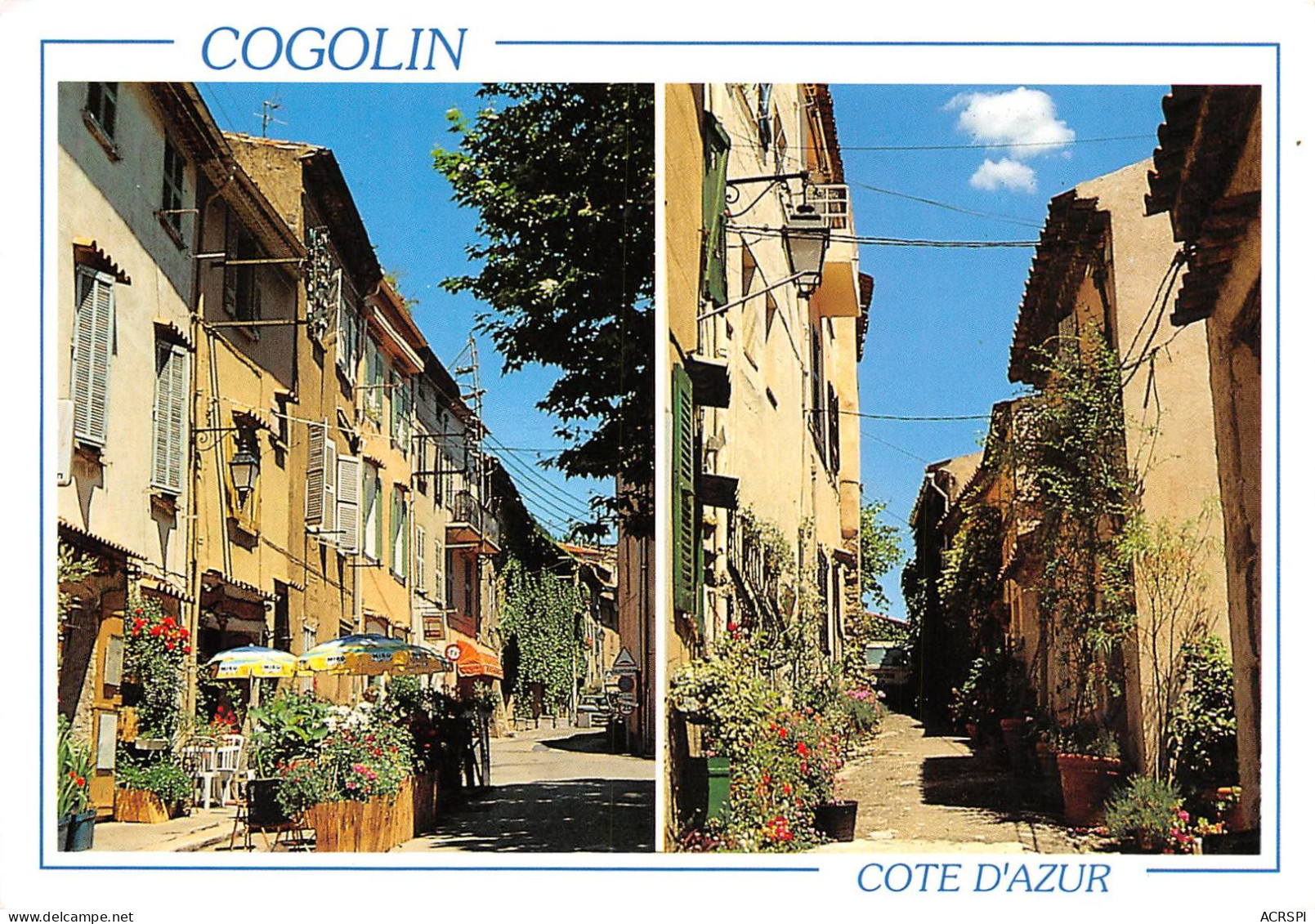 COGOLIN En Flanant Dans Les Ruelles De Cogolin 11(scan Recto-verso) MA990 - Cogolin