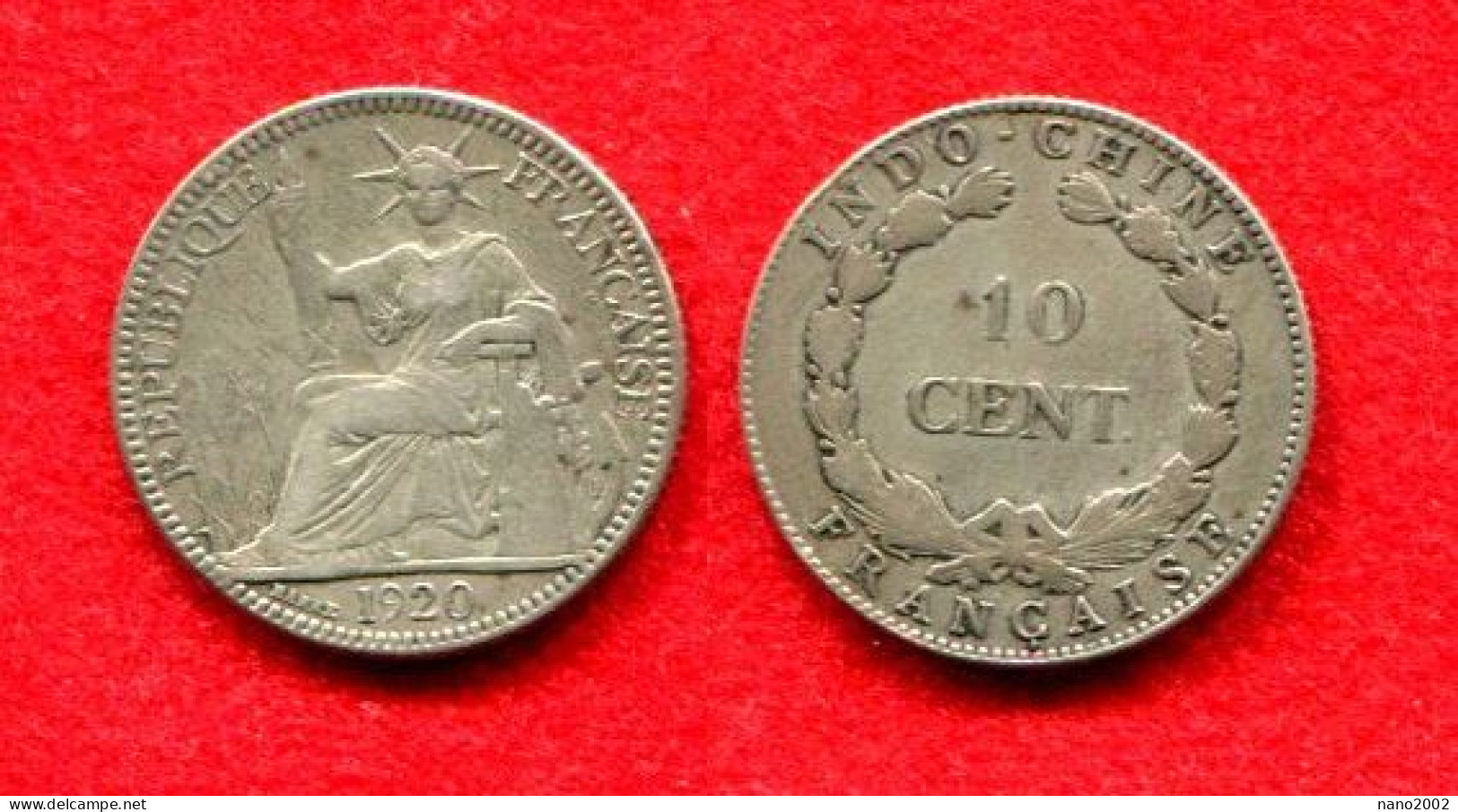 COLONIES - INDOCHINE - INDO CHINA -  1O CENT 1920 SAN FRANCISCO - RARE ET BELLE MONNAIE - Andere & Zonder Classificatie