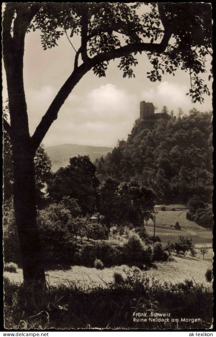 Ansichtskarte Forchheim (Oberfranken) Burgruine Neideck 1956 - Forchheim