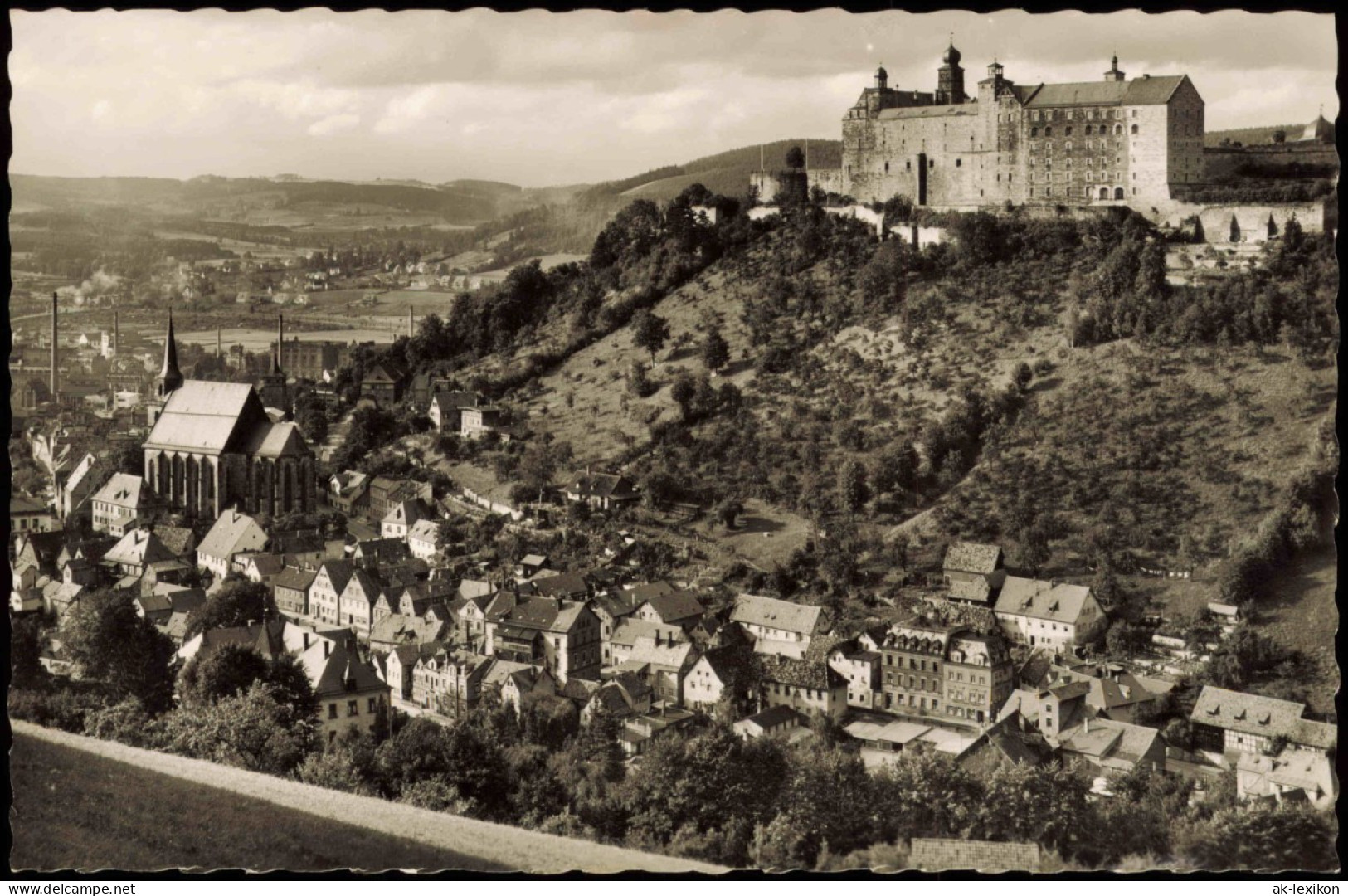 Ansichtskarte Kulmbach Panorama-Ansicht Mit Plassenburg 1960 - Kulmbach