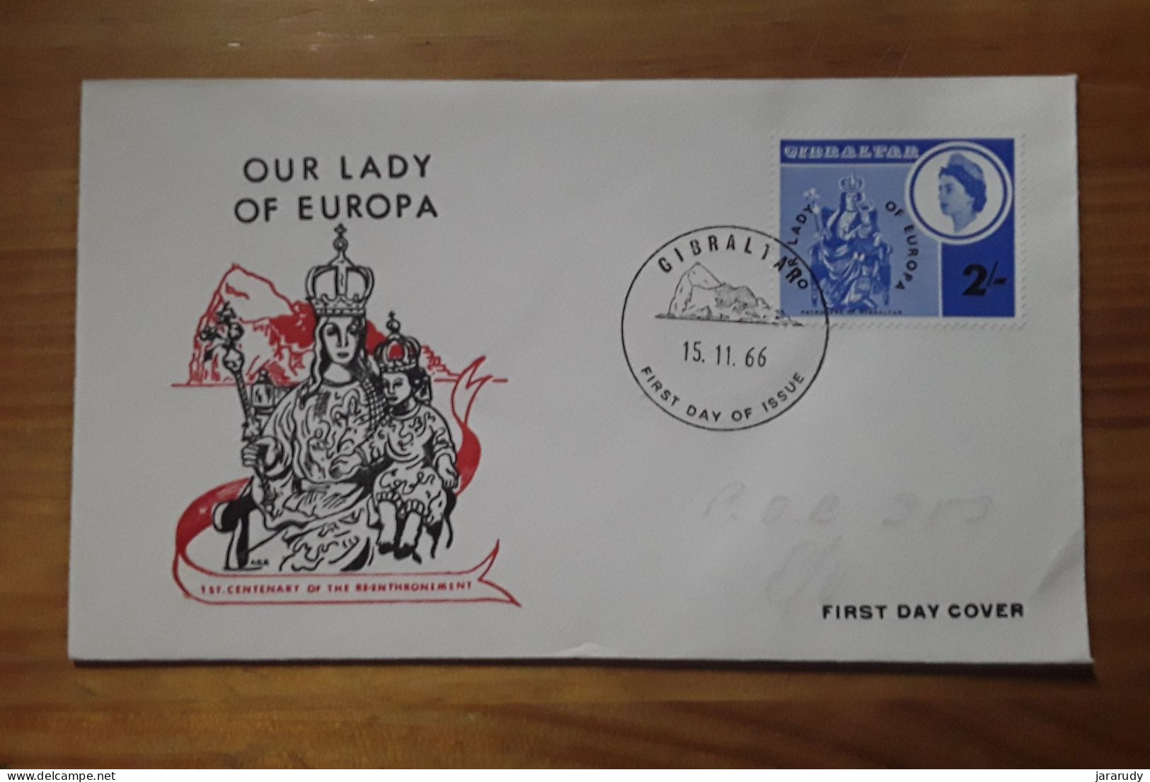 GIBRALTAR REINA FDC/SPD 1966 - Gibraltar