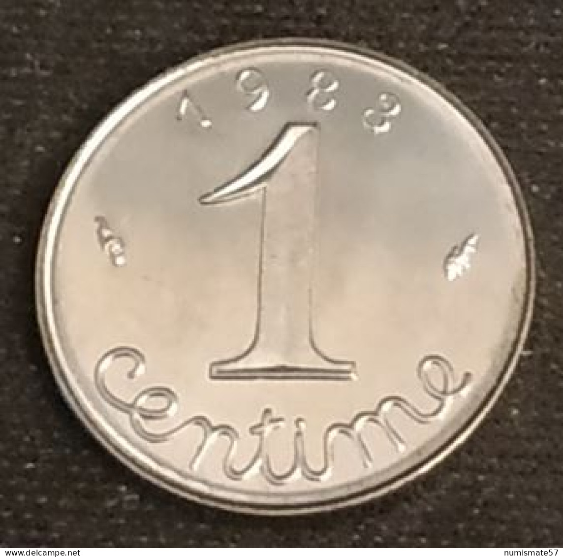 RARE - FRANCE - 1 CENTIME 1983 - Epi - Gad 91 - KM 928 - ( 100 972 Ex. ) - 1 Centime