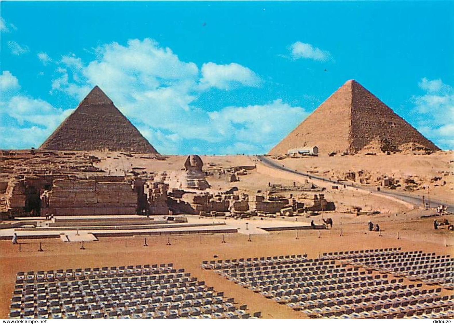 Egypte - Gizeh - Giza - The Sphinx And The Pyramids Of Cheops And Chephren - Les Pyramides Et Le Sphinx - Carte Neuve -  - Gizeh