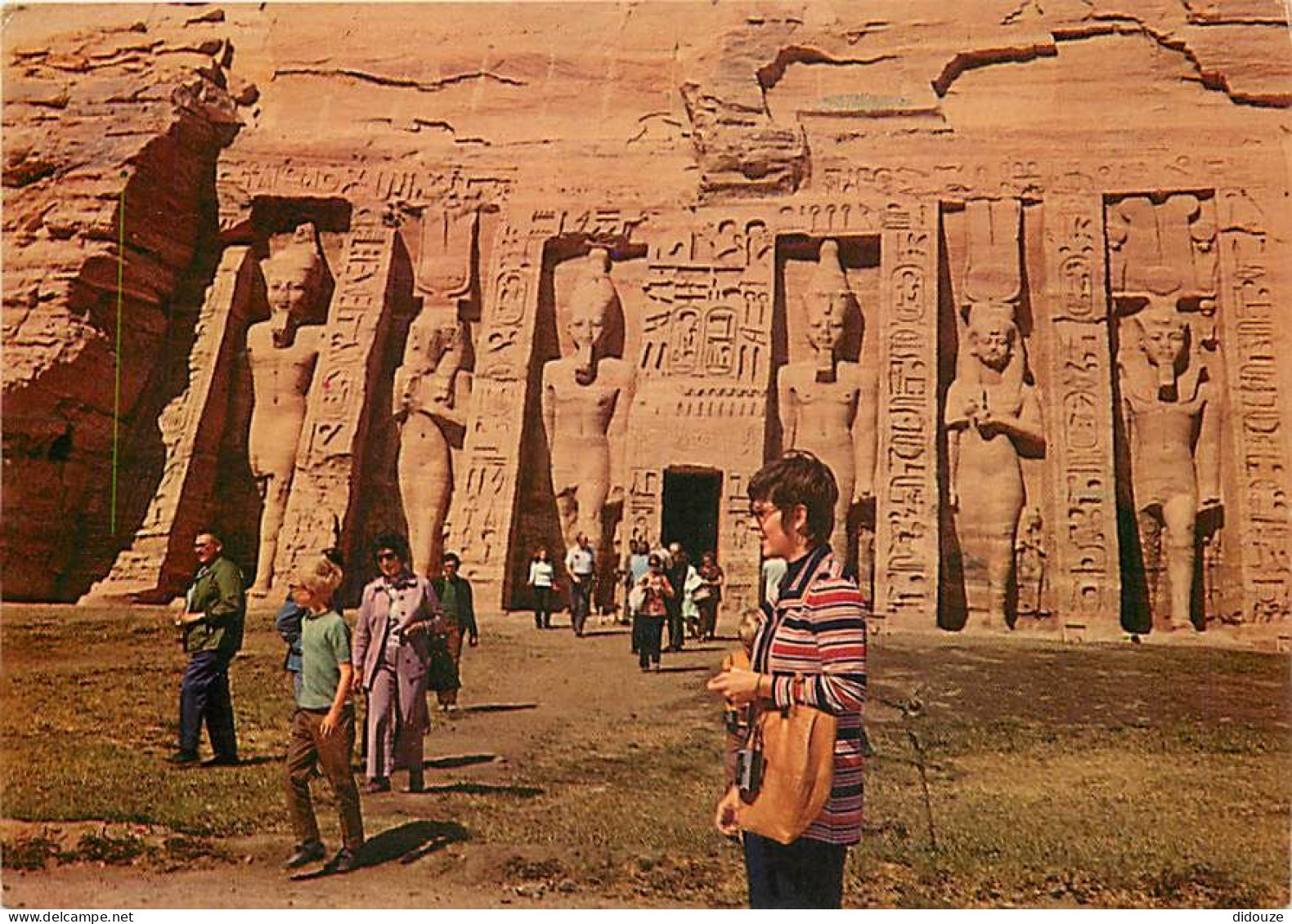 Egypte - Temples D'Abou Simbel - Abu Simbel - The Temple Abu-Sémbel - Voir Timbre - CPM - Voir Scans Recto-Verso - Abu Simbel Temples