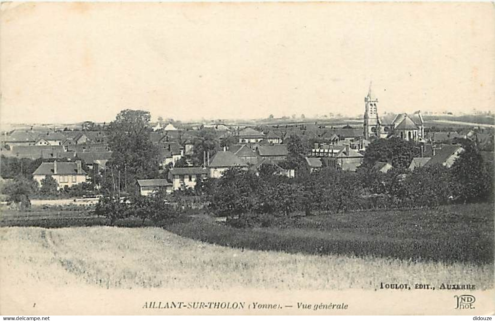 89 - Aillant Sur Tholon - Vue Générale - Correspondance - CPA - Voir Scans Recto-Verso - Aillant Sur Tholon