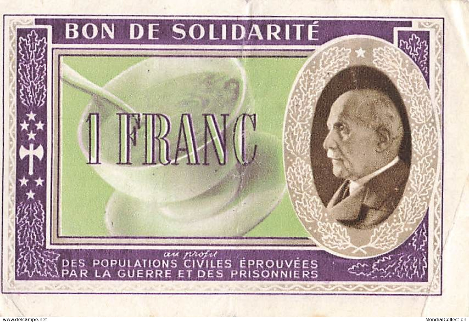 MIKI-AP8-097 LOT 10 BILLETS CHAMBRE DES COMMERCE + BON PETAIN TOUS SCANNER