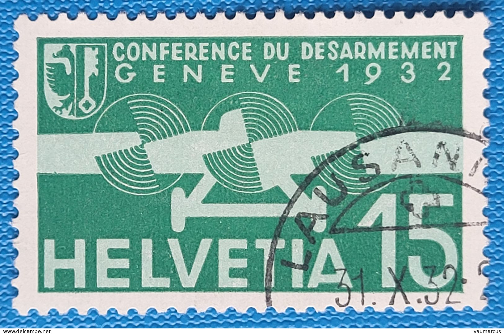 Zu 16 / Mi 256 / YT 16 Obl. LAUSANNE 31.12.32 LUXE Voir Description - Used Stamps