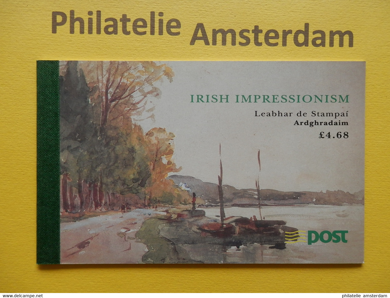 Ireland 1993, IRISH IMPRESSIONISM: Mi 817-20, ** BK - Booklets