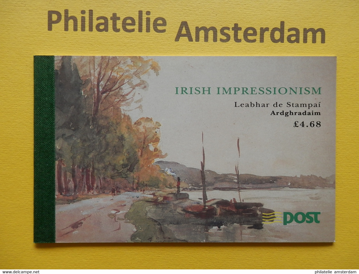 Ireland 1993, IRISH IMPRESSIONISM: Mi 817-20, ** BK - Carnets