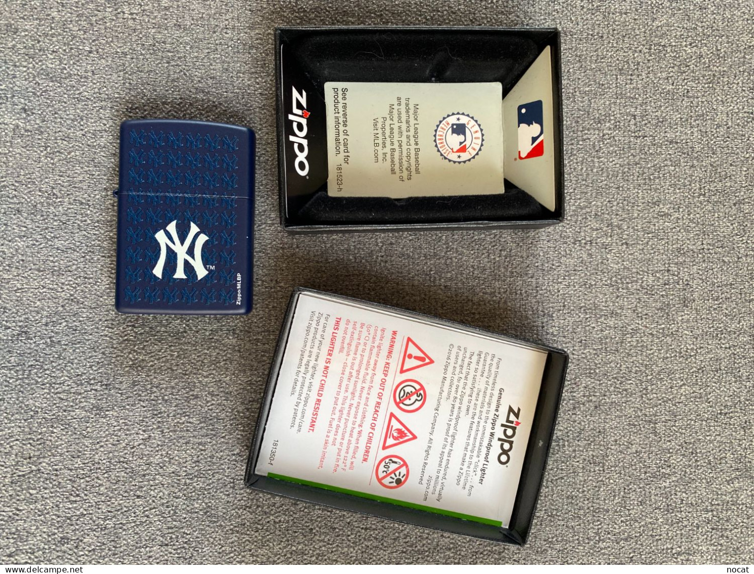 Briquet Zippo MLB New York Yankees - Art Nouveau / Art Deco