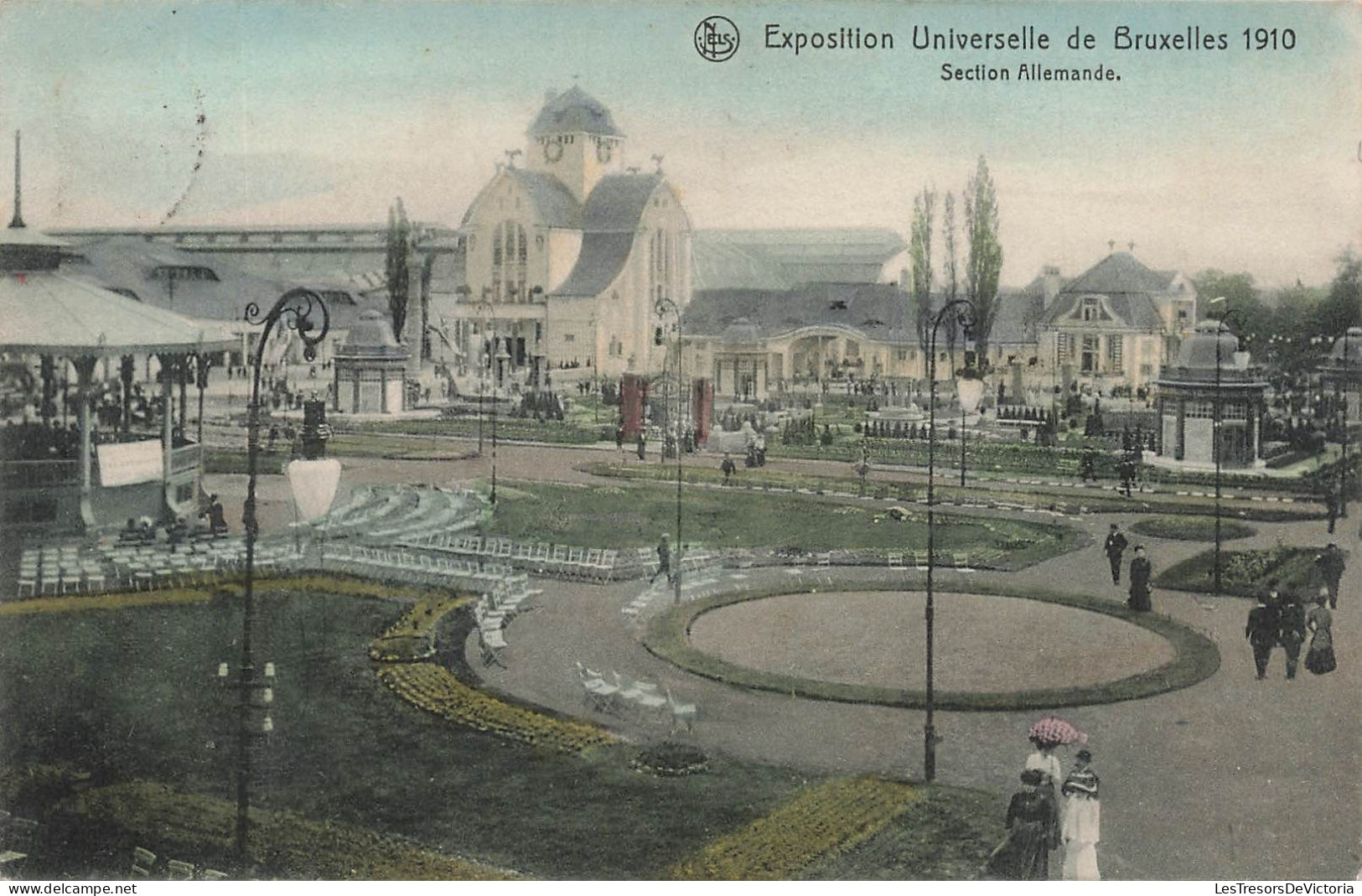BELGIQUE - Exposition Universelle De Bruxelles 1910 - Section Allemande - Vue Générale - Carte Postale Ancienne - Expositions Universelles