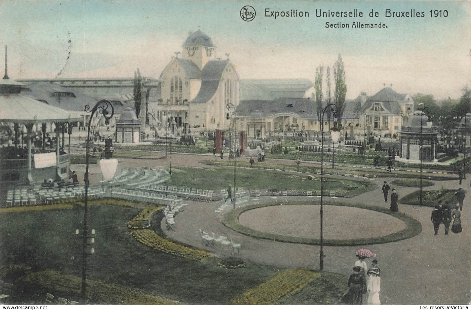 BELGIQUE - Exposition Universelle De Bruxelles 1910 - Section Allemande - Vue Générale - Carte Postale Ancienne - Mostre Universali