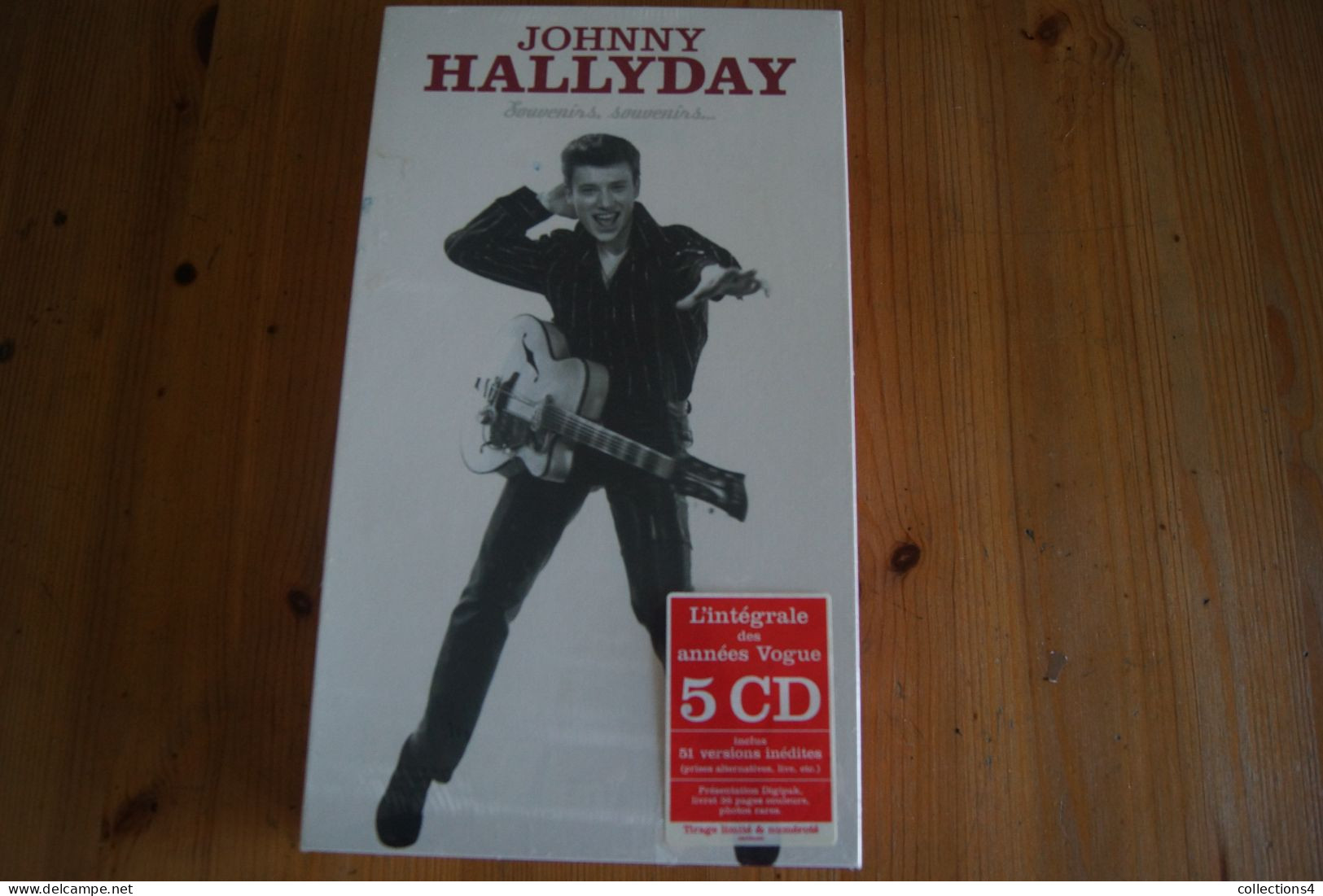 JOHNNY HALLYDAY SOUVENIRS SOUVENIRS INTEGRALE ANNEES VOGUE NEUF SCELLE VALEUR+ 5 CD 51 VERSIONS INEDITES + LIVRET - Rock