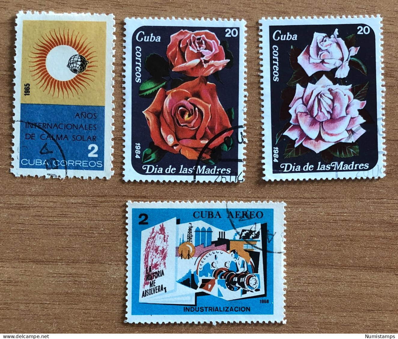 Cuba - 4 Stamps - Since 1965 - Gebruikt