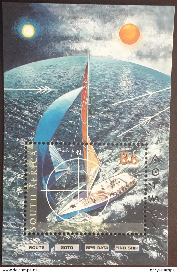 South Africa 2001 Round The World Yacht Race Minisheet MNH - Unused Stamps