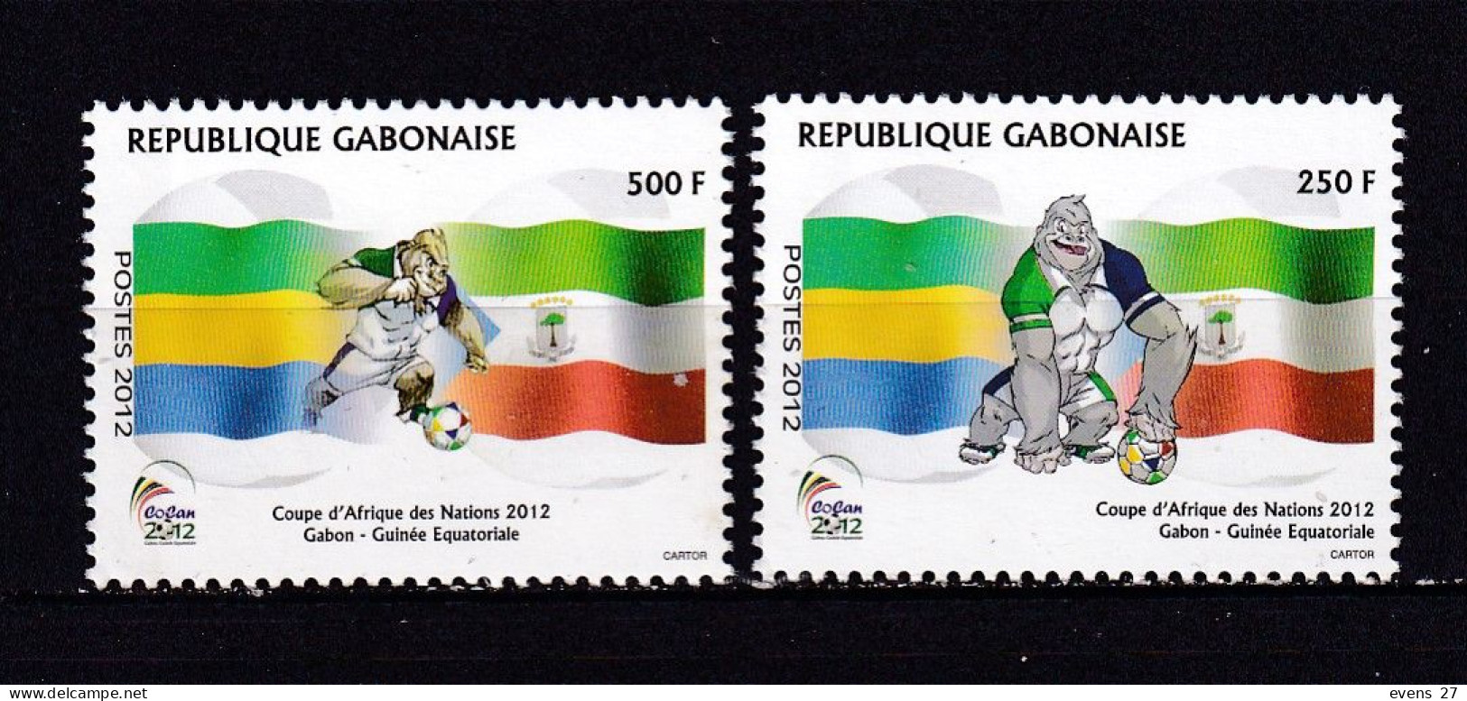 GABON-2012-AFRICA CUP OF NATIONS-MNH. - Africa Cup Of Nations