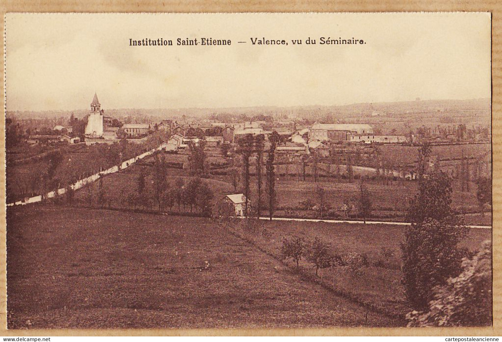 04084 / Peu Commun VALENCE D' ALBIGEOIS (81) Institution SAINT-ETIENNE St Vu Du Séminaire 1920s TOURTE PETITIN  - Valence D'Albigeois