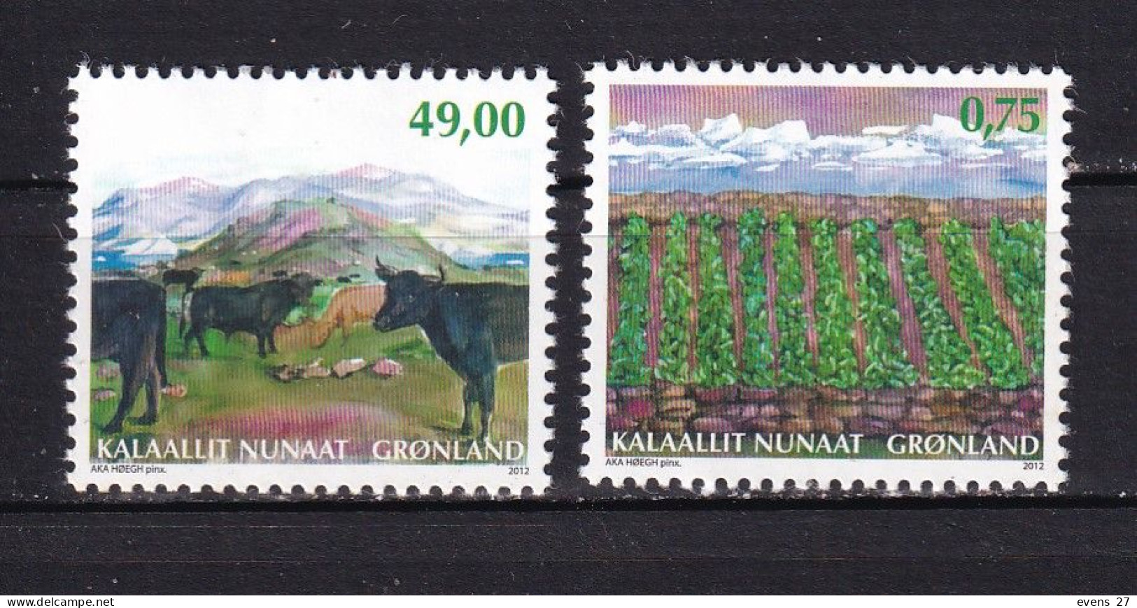 GREELAND-2012-AGRICULTURE-CATTLE-MNH. - Ungebraucht