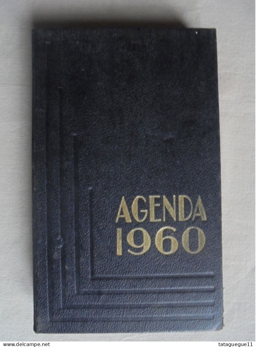 Ancien - Agenda ELJI 1960 Avec Annotations D'un Menuisier Quillan Aude 11 - Sonstige & Ohne Zuordnung