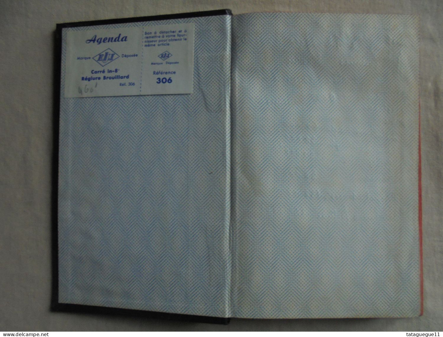 Ancien - Agenda ELJI 1960 Avec Annotations D'un Menuisier Quillan Aude 11 - Andere & Zonder Classificatie