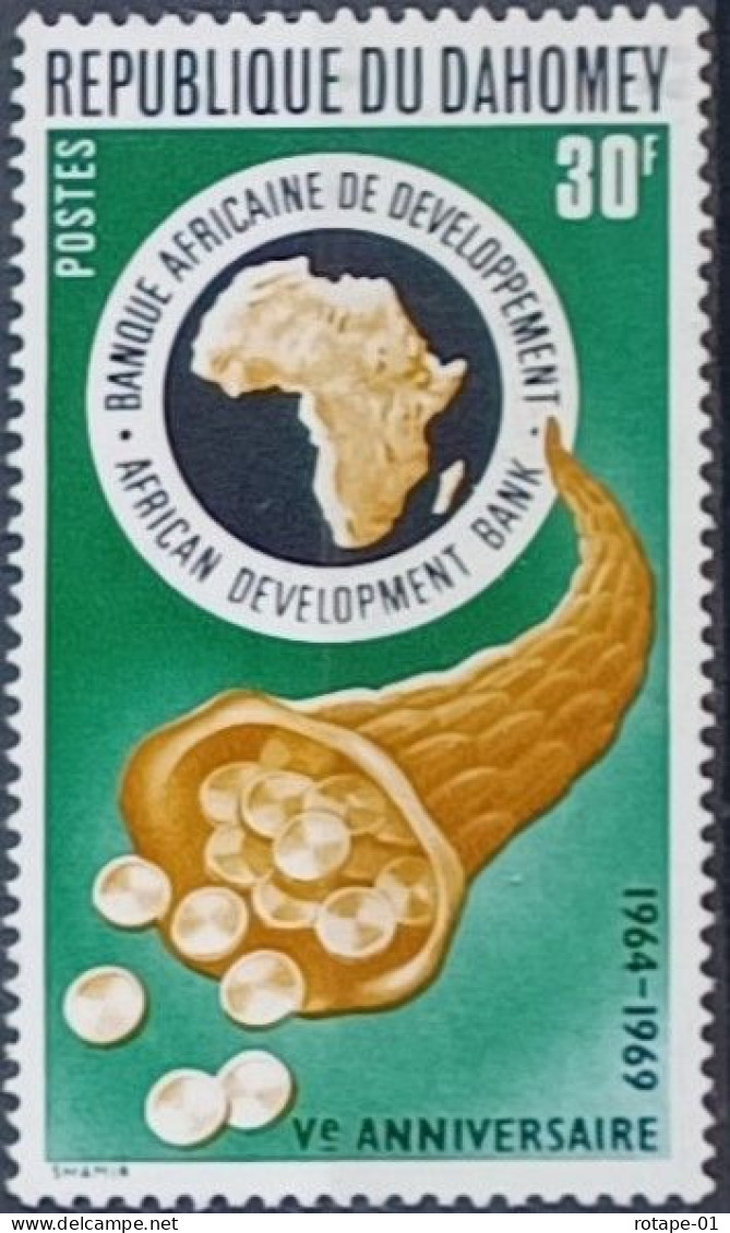 Dahomey  1969,  YT N°281  **,  Cote YT 1€ - Bénin – Dahomey (1960-...)