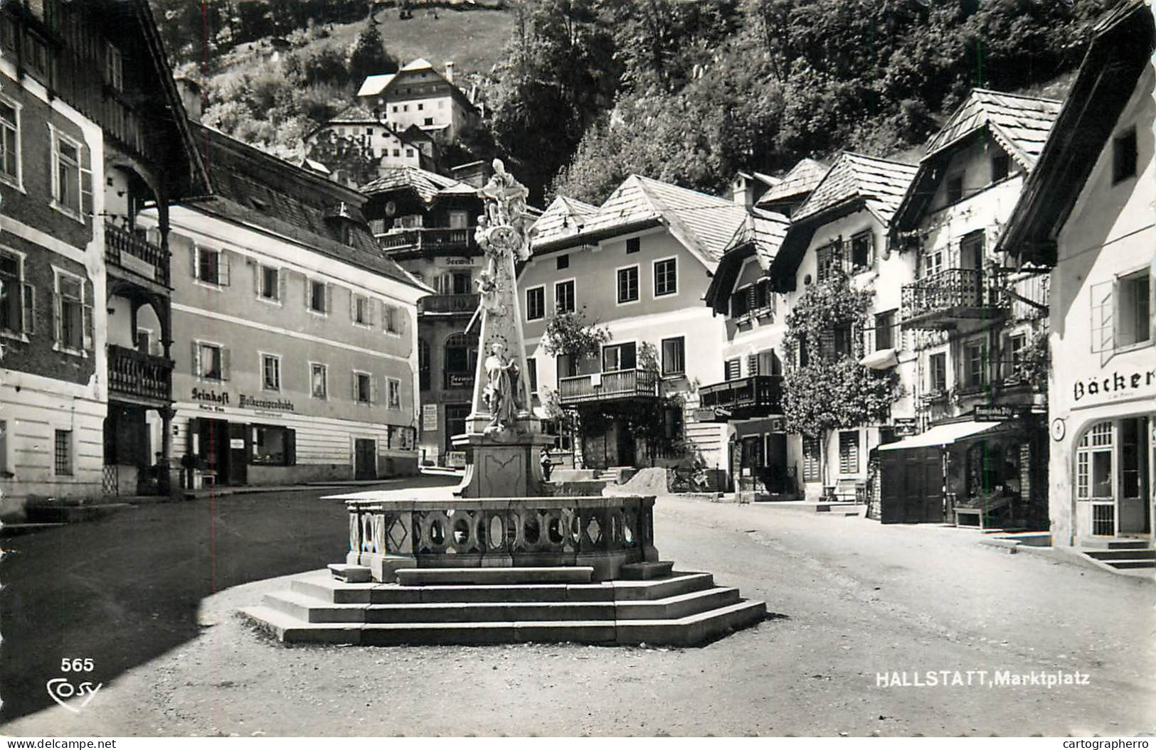 Austria Hallstatt Marktplatz - Hallstatt