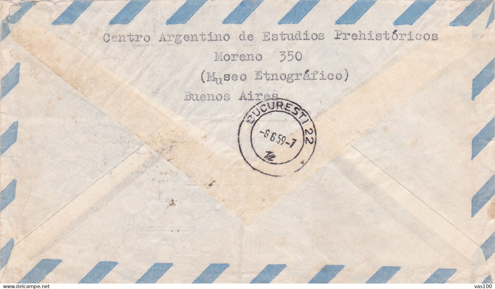 HISTORICAL DOCUMENTS  REGISTERED   COVERS NICE FRANKING 1959 ARGENTINA - Brieven En Documenten