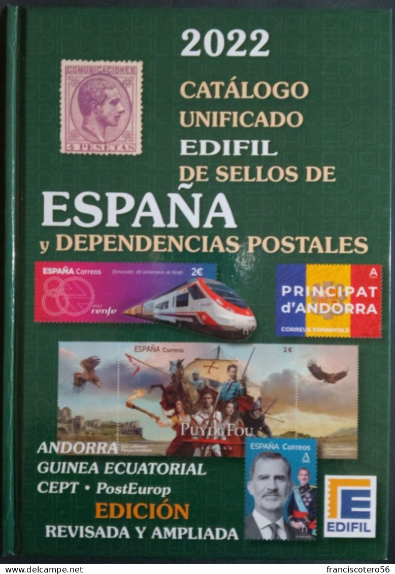 España: Año. 2022 - EDIFIL. Catálogo De Cotización, De España - Independencias Postales. + (Europa C.E.P.T.) - Espagne