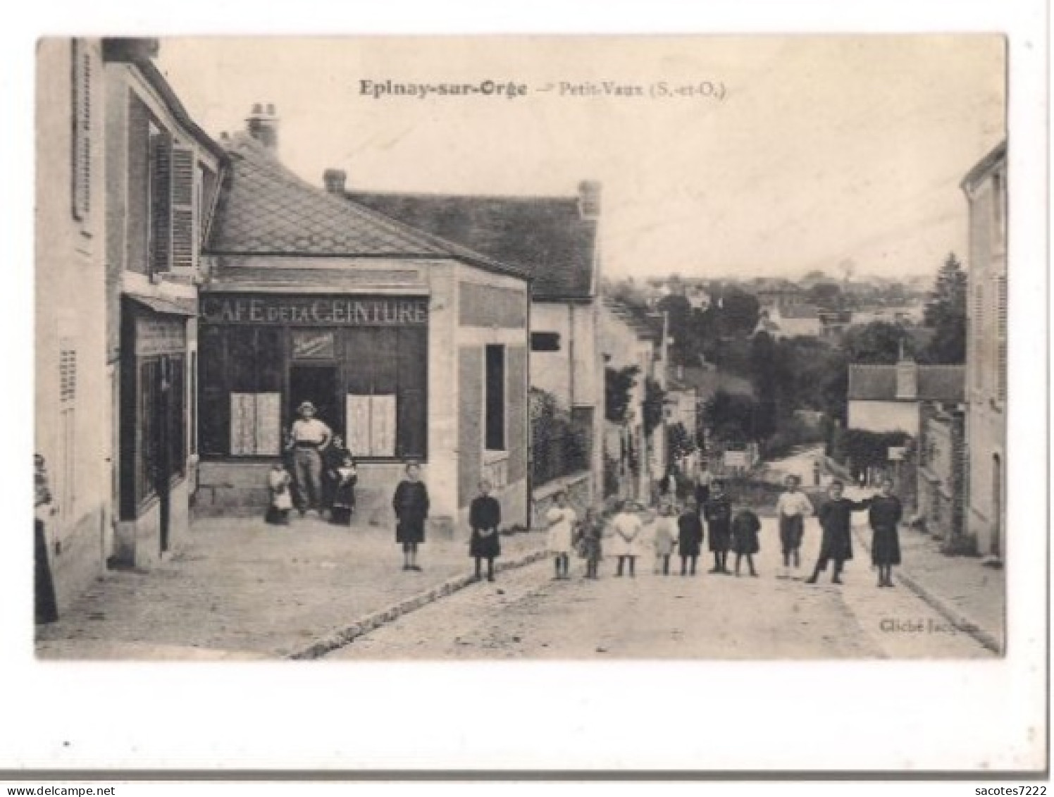 EPINAY SUR ORGE - PETIT VAUX - Café De La Ceinture - - Epinay-sur-Orge