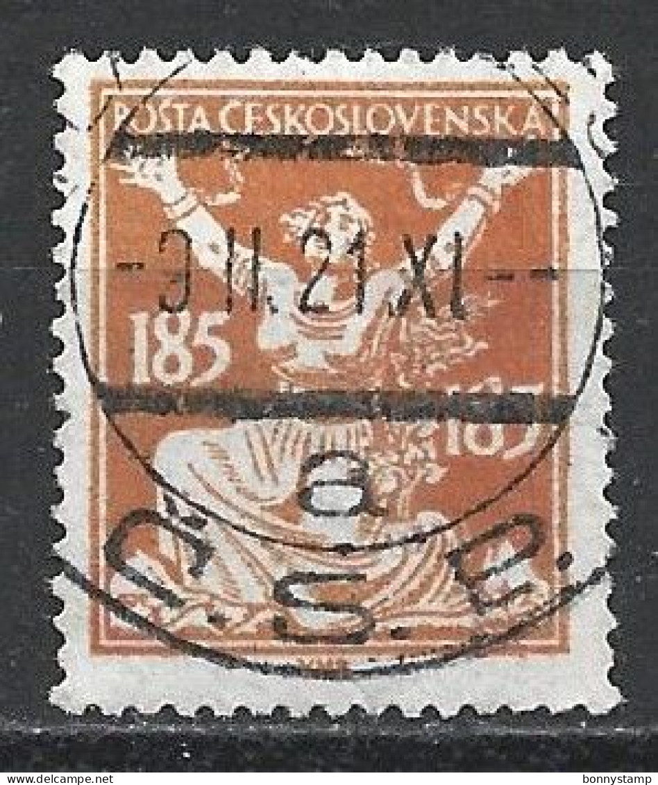 Cecoslovacchia, 1920/25 - 185h Breaking Chain - Nr.90 Usato° - Used Stamps