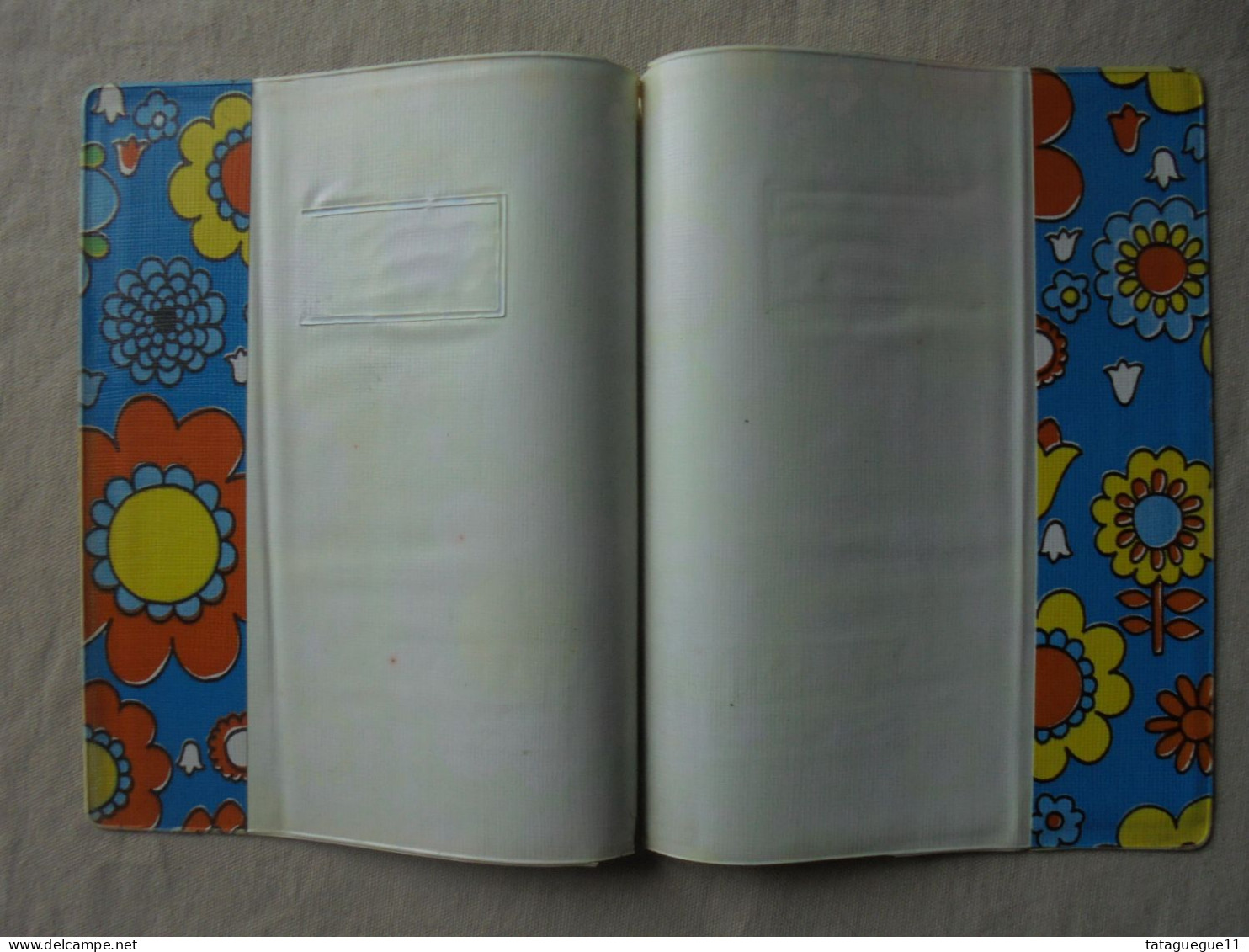 Ancien - Protège-cahier En Plastique Années 70 - Materiaal En Toebehoren