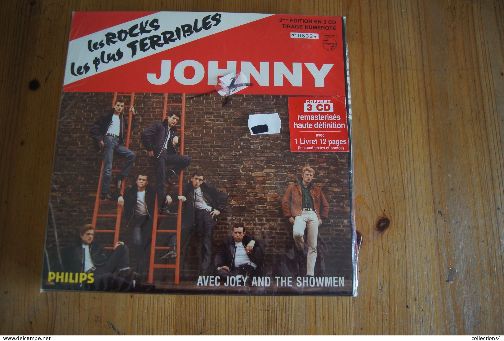 JOHNNY HALLYDAY LES ROCKS LES PLUS TERRIBLES COFFRET 3CD NEUF SCELLE VALEUR+ NUMEROTE 08329 - Rock