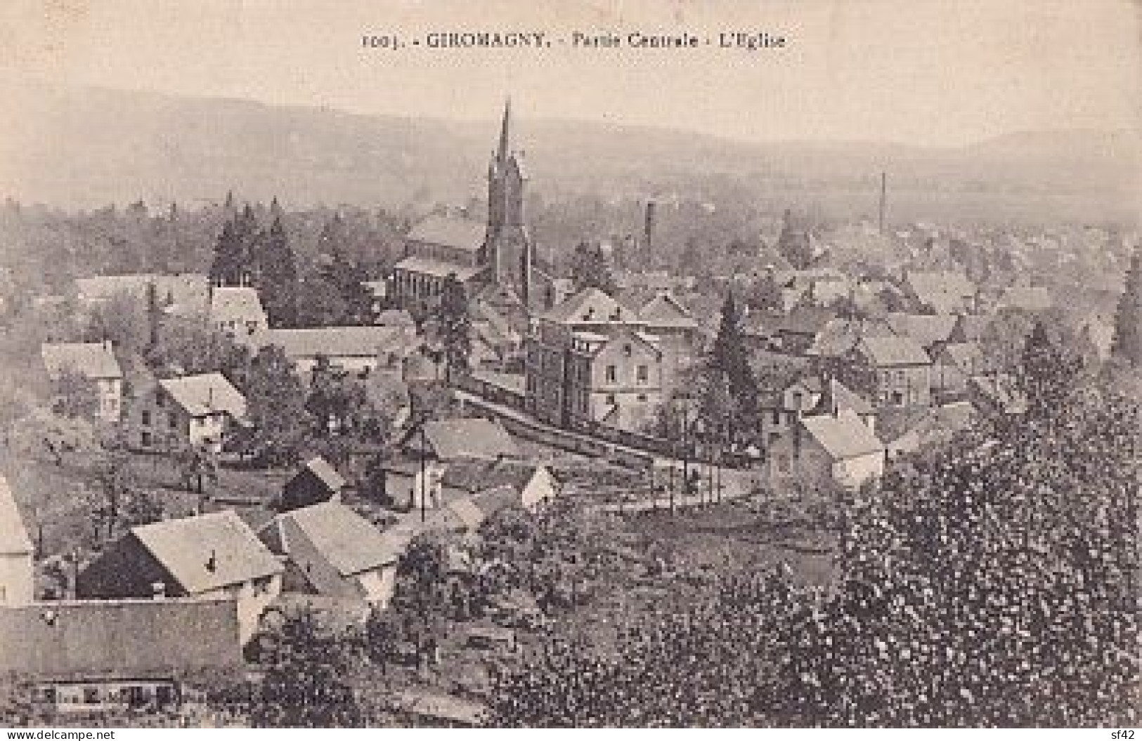 GIROMAGNY                            Partie Centrale. L église - Giromagny