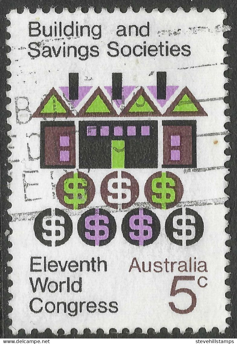 Australia. 1968 Building And Savings Societies Congress. 5c Used. SG 430. M3113 - Used Stamps