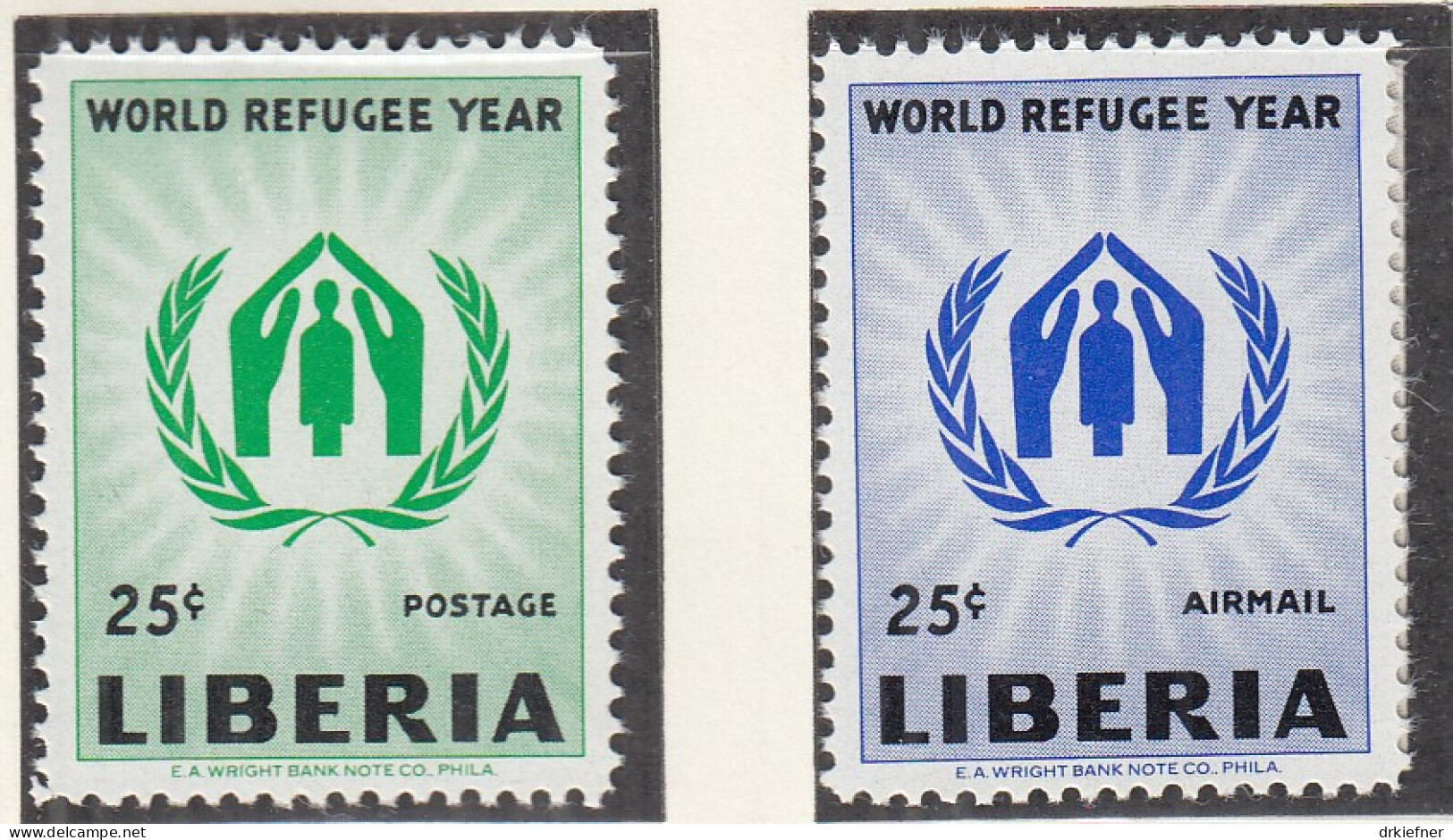 LIBERIA  548-549, Postfrisch **, Weltflüchtlingsjahr, 1960 - Liberia