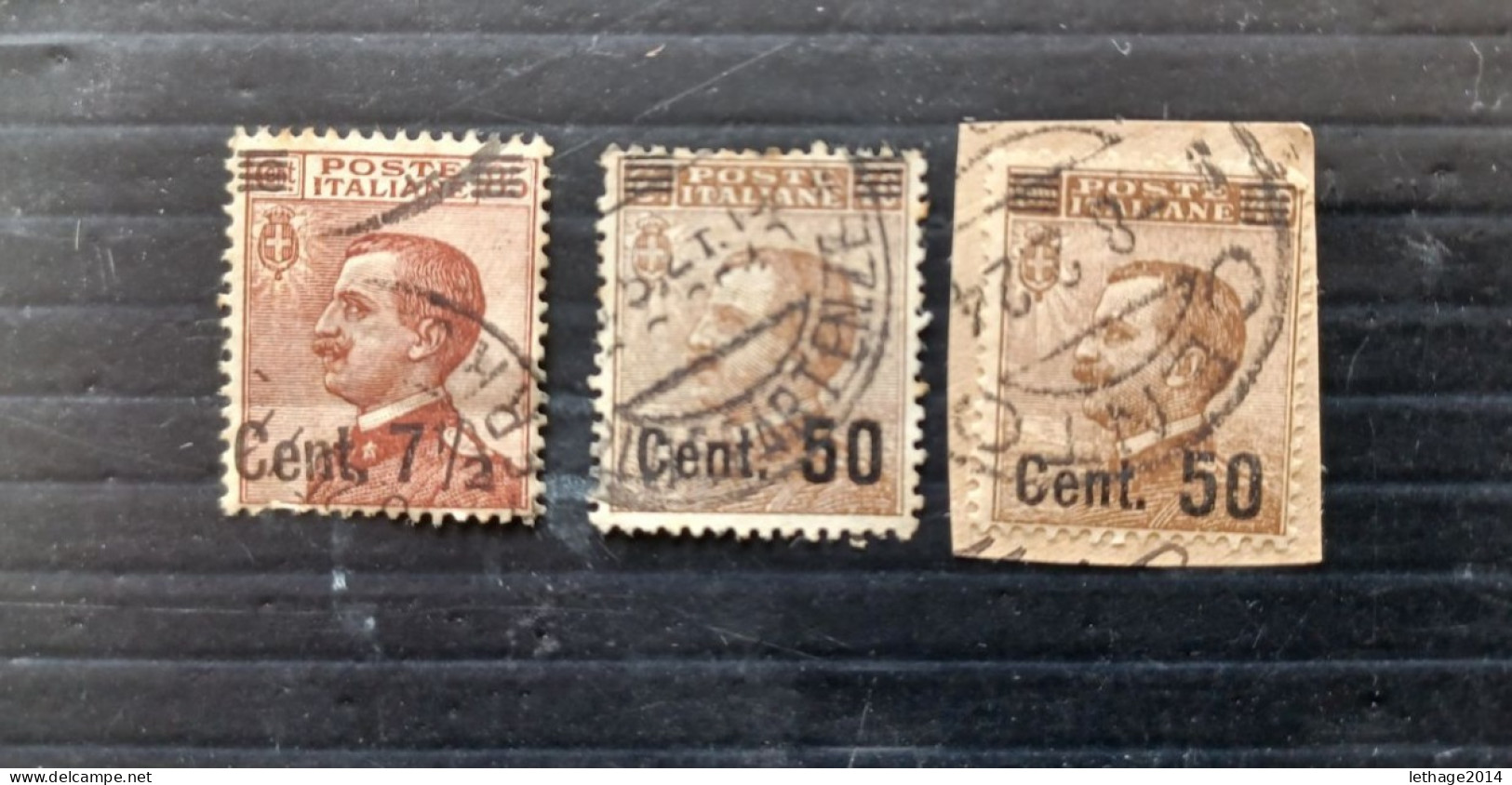 REGNO D ITALIA 1923 VITTORIO EMANUELE III MICHETTI CAT SASS. 135-139 --- GIULY - Used