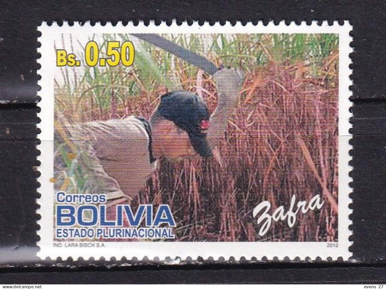 BOLIVIA-2012- FABRA-MNH. - Bolivia