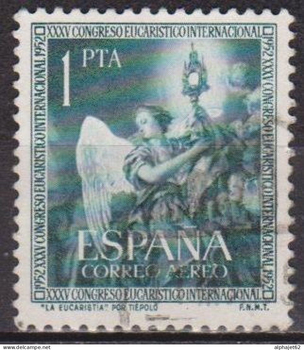 Art, Peinture - ESPAGNE - Tiepolo: L'Eucharistie - N° 255 - 1952 - Used Stamps