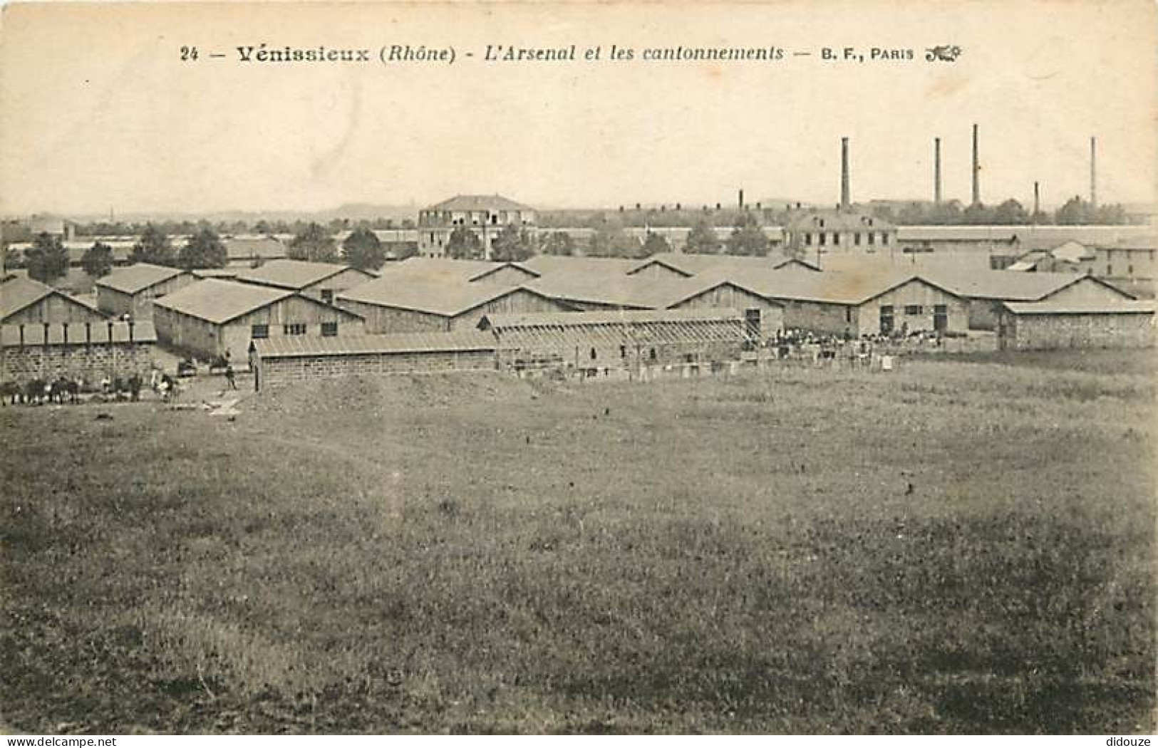 69 - Vénissieux - L'Arsenal Et Les Cantonnements - Correspondance - Voyagée En 1917 - CPA - Voir Scans Recto-Verso - Vénissieux