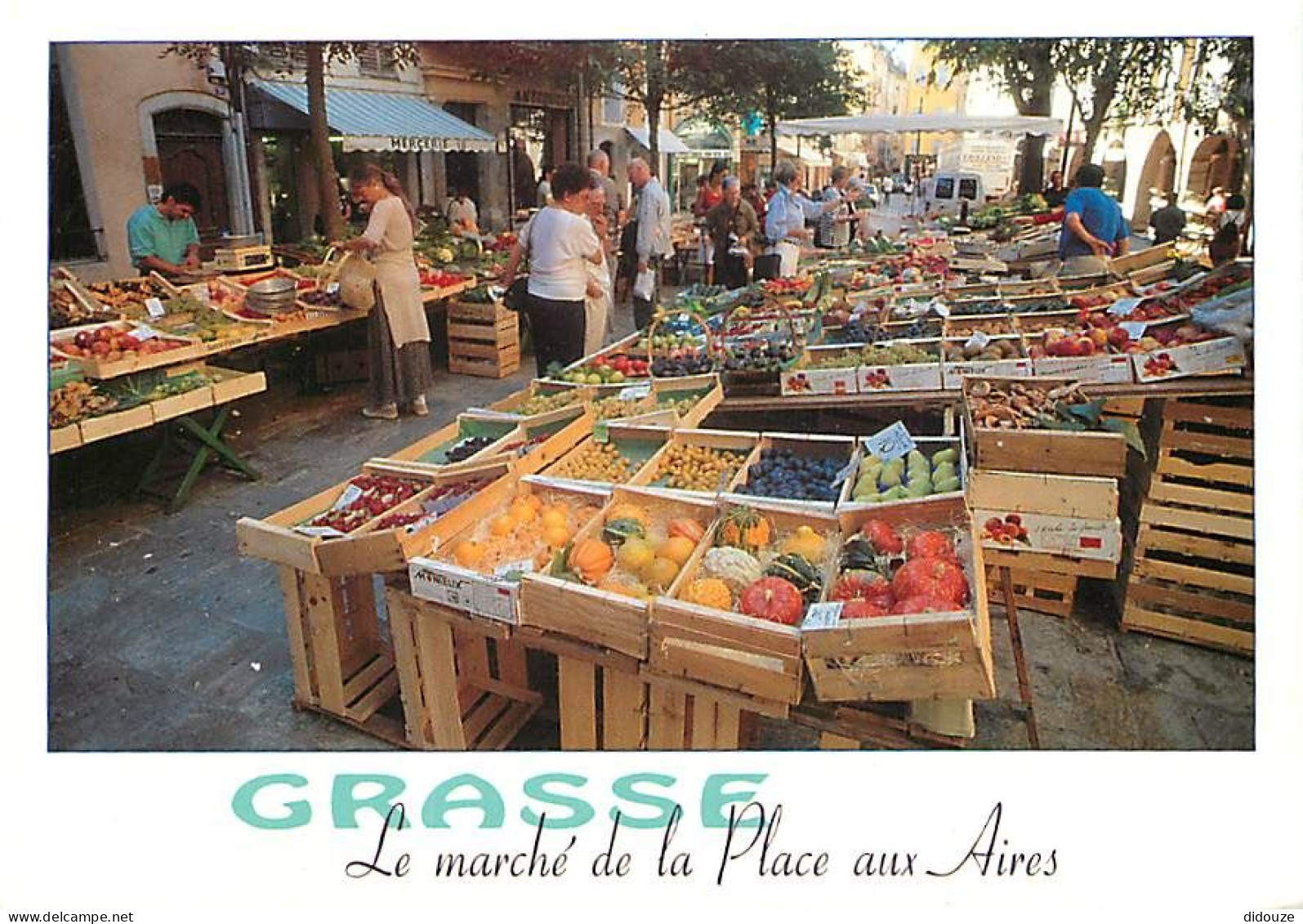 Marches - Grasse - Le Marché De La Place Aux Aires  - CPM - Voir Scans Recto-Verso - Marchés