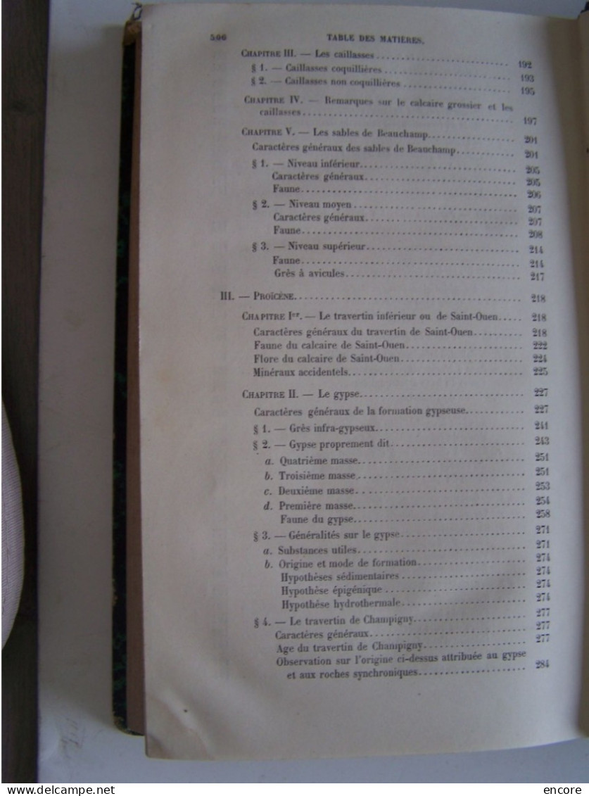 GEOLOGIE DES ENVIRONS DE PARIS.   100_3250T  A 100_3257T