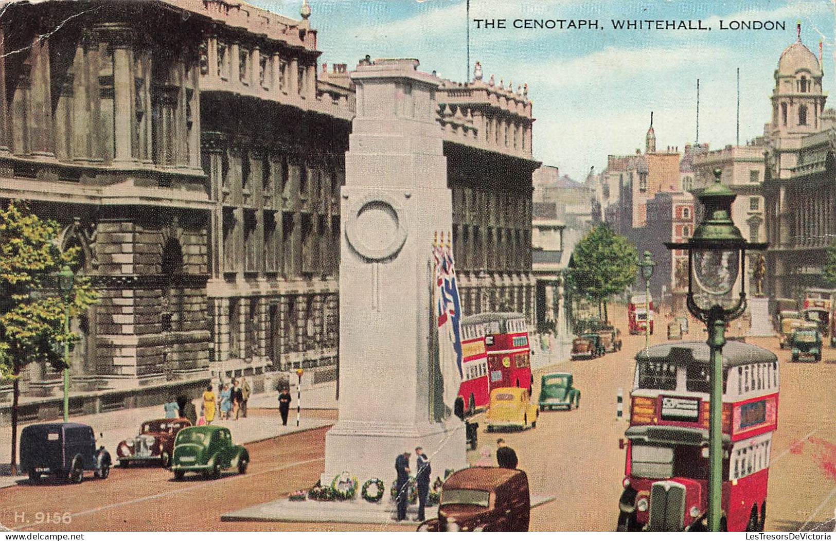 ROYAUME-UNI - The Cenotaph - Whitehall - London - Vue Panoramique - Vue Sur Une Rue - Carte Postale Ancienne - Whitehall