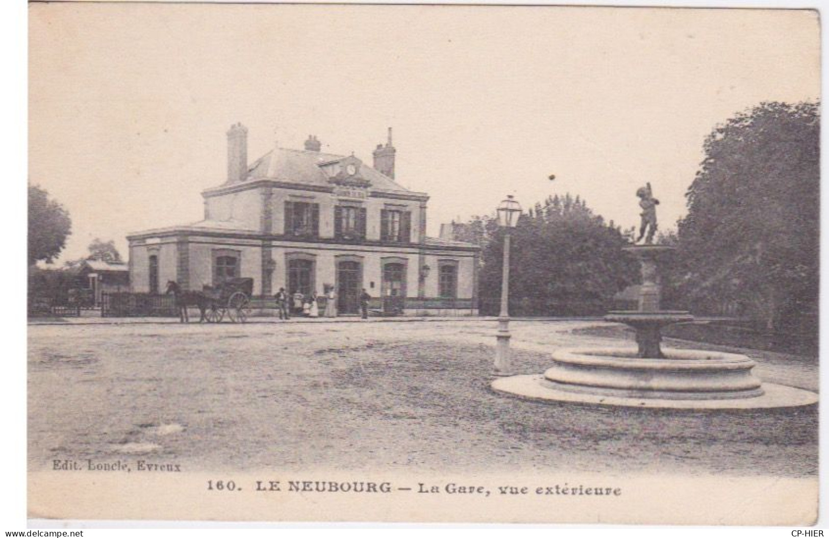 27 - EURE - LE NEUBOURG - LA GARE - VUE EXTERIEURE - Le Neubourg