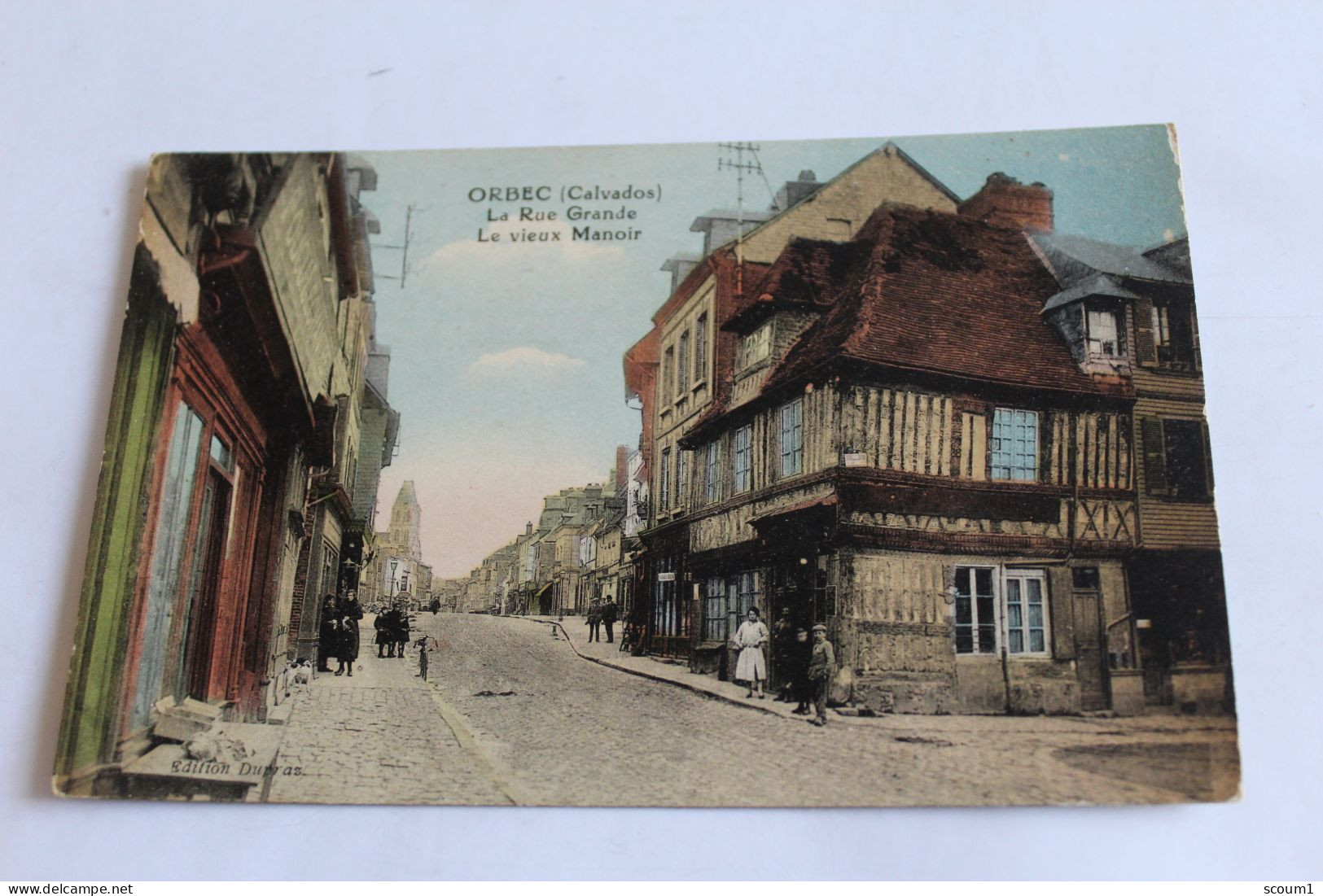 Orbec - La Rue Grande - Le Vieux Manoir - Orbec