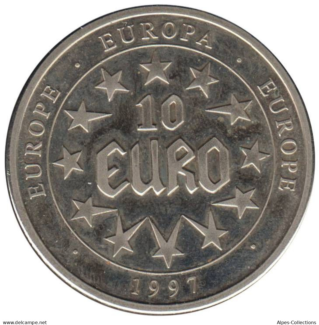 DIV - EU0100.7 - 10 EURO EUROPA - 1997 - Euro Delle Città